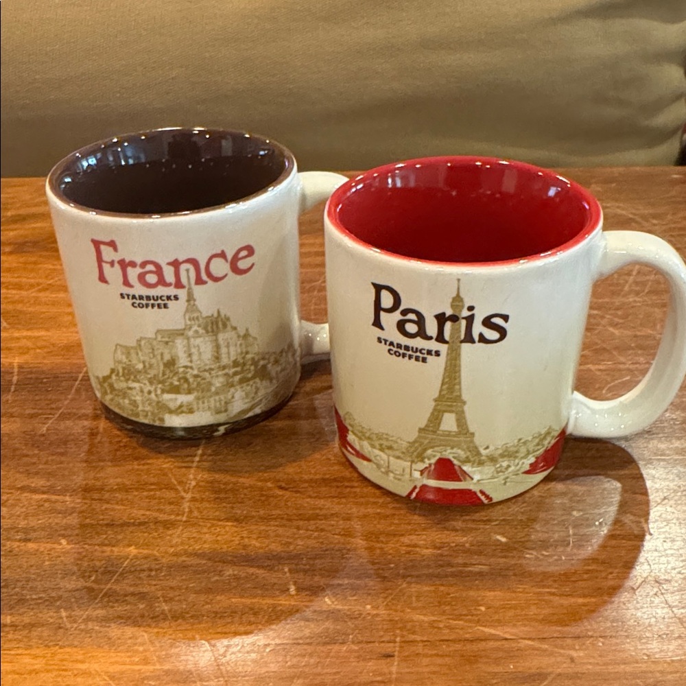 NWOT Starbucks Set of 2 2018 Paris France Espresso Mug Collection 3 oz NEW